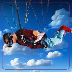 20 minutes in a skydiving simulator