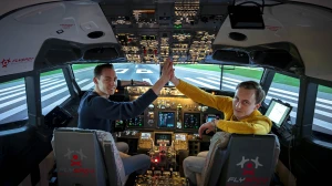 40 min B737 SIMULATOR + KEYCHAIN