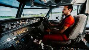 20 min B737 SIMULATOR + KEYCHAIN