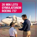 20 min B737 SIMULATOR + KEYCHAIN