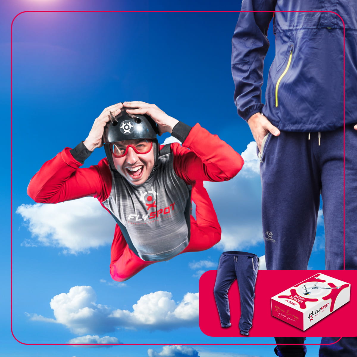 2 FLYSPOT FLIGHTS + PANTS